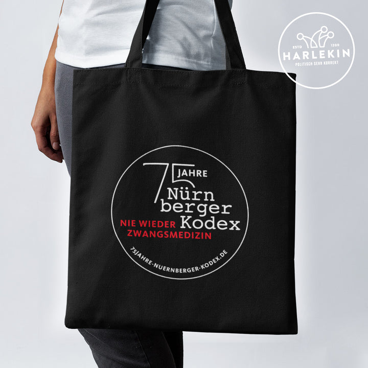 STOFFTASCHE • 75 JAHRE NÜRNBERGER KODEX / LOGO - DUNKEL