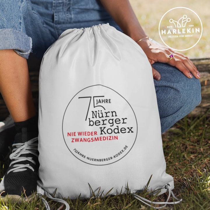 TURNBEUTEL • 75 JAHRE NÜRNBERGER KODEX / LOGO - HELL