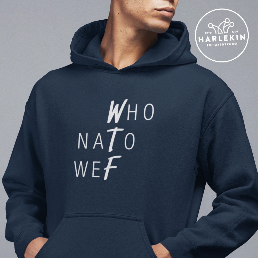 DIE MÖHRE: GRÜNZEUG ORGANIC HOODIE BUBEN • NATO, WHO, WEF, WTF