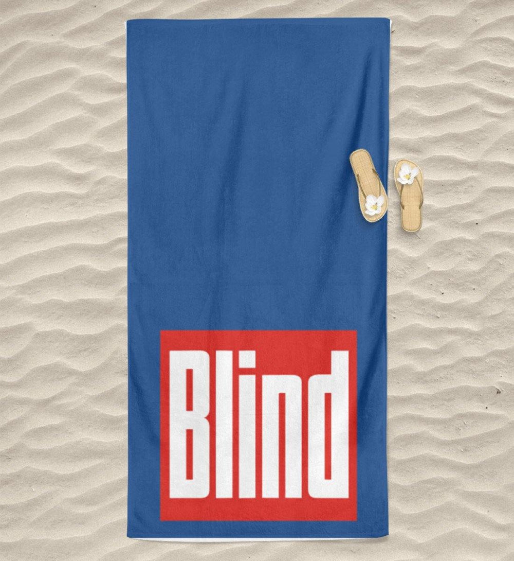ADBUSTING & GUERILLA BEACH TOWEL / STRANDTUCH • BILD / BLIND-HARLEKINSHOP