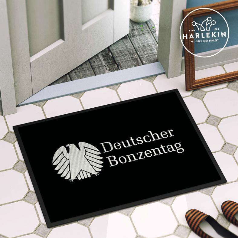 ADBUSTING & GUERILLA FUSSMATTE • DEUTSCHER BONZENTAG - DUNKEL-HARLEKINSHOP