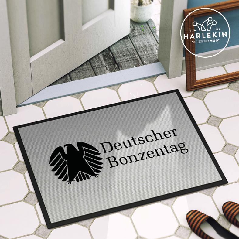 ADBUSTING & GUERILLA FUSSMATTE • DEUTSCHER BONZENTAG - HELL-HARLEKINSHOP