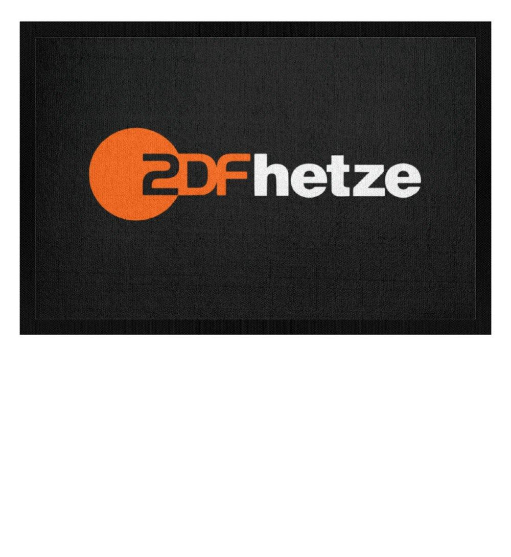 ADBUSTING & GUERILLA FUSSMATTE • ZDF HETZE-HARLEKINSHOP