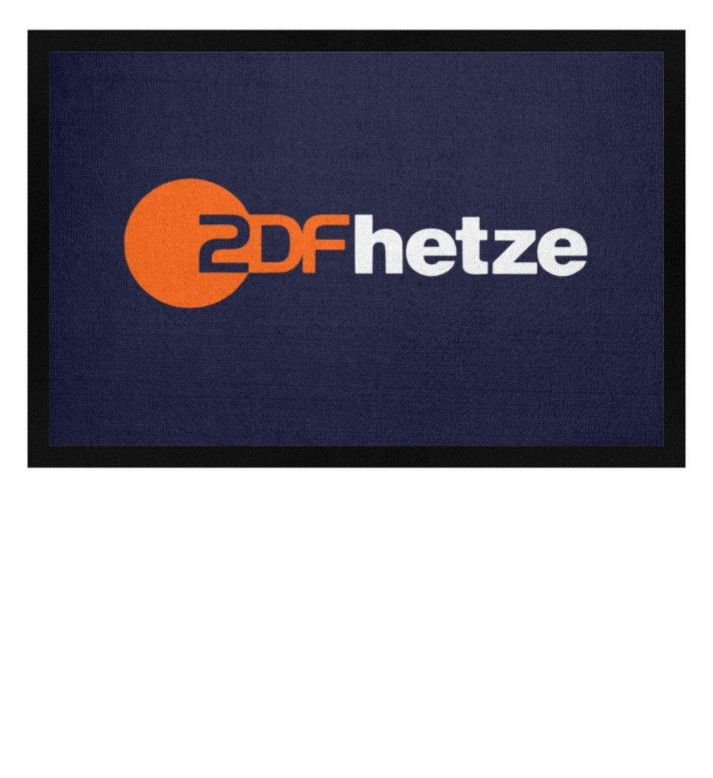 ADBUSTING & GUERILLA FUSSMATTE • ZDF HETZE-HARLEKINSHOP
