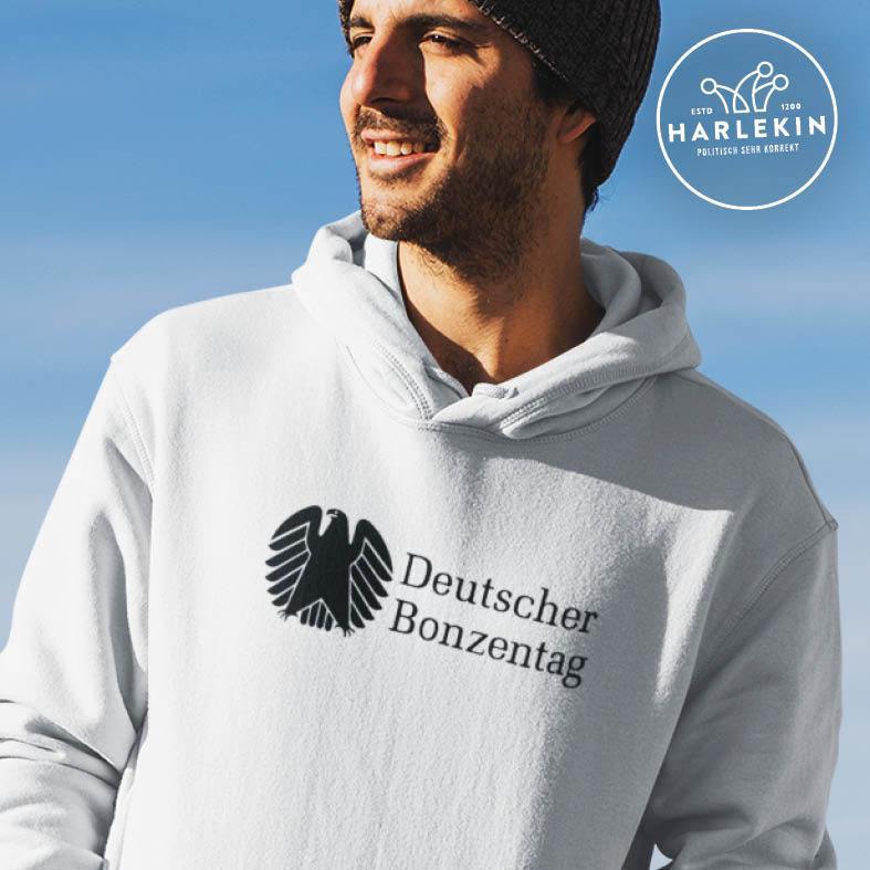 ADBUSTING & GUERILLA HOODIE BUBEN • DEUTSCHER BONZENTAG - HELL-HARLEKINSHOP