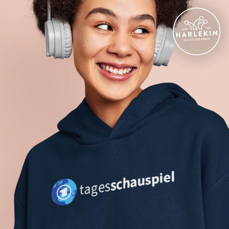 ADBUSTING & GUERILLA HOODIE MÄDELS • TAGESSCHAUSPIEL-HARLEKINSHOP