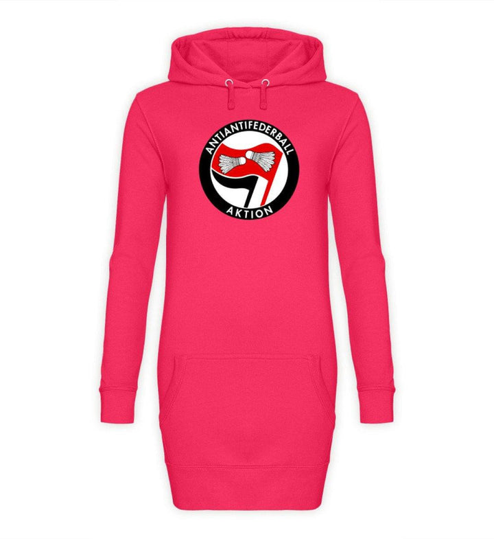 ADBUSTING & GUERILLA HOODIEKLEID MÄDELS • ANTIANTIFEDERBALL-AKTION-HARLEKINSHOP