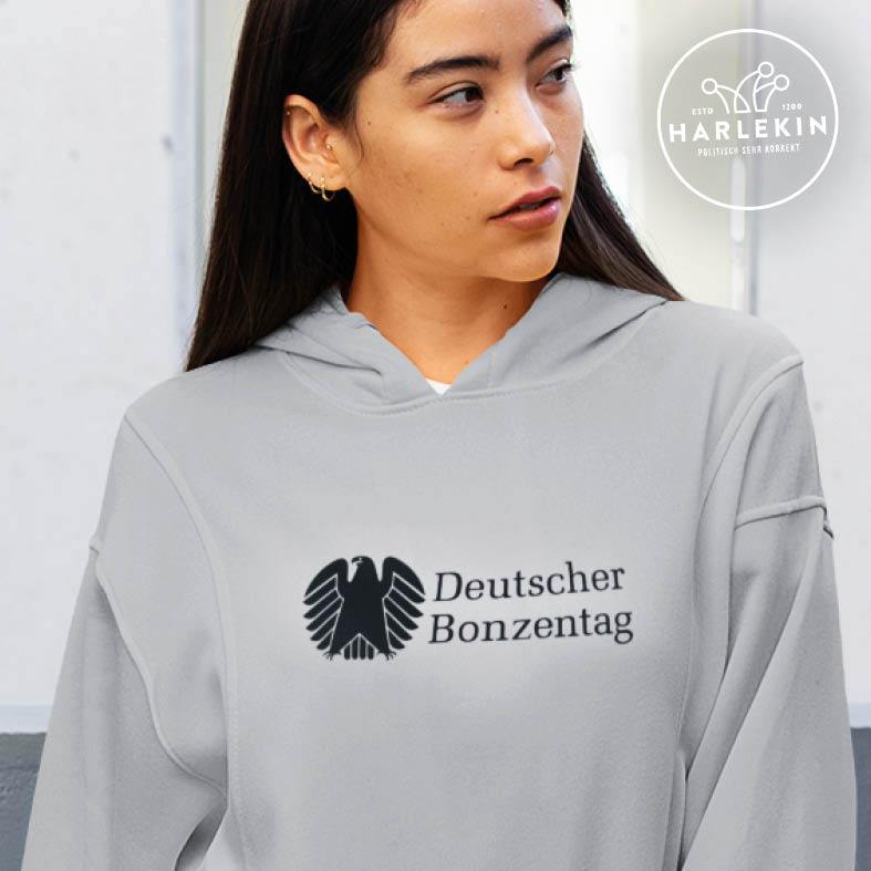 ADBUSTING & GUERILLA HOODIEKLEID MÄDELS • DEUTSCHER BONZENTAG - HELL-HARLEKINSHOP