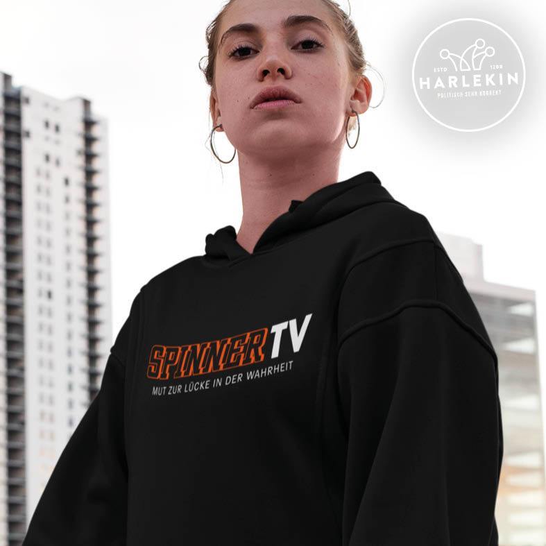 ADBUSTING & GUERILLA HOODIEKLEID MÄDELS • SPINNER TV - DUNKEL-HARLEKINSHOP