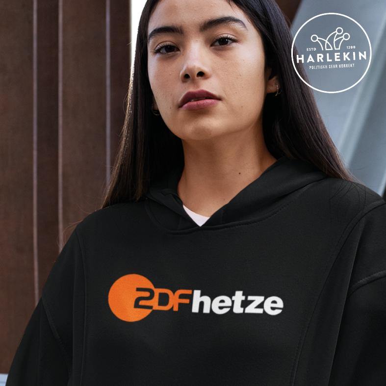 ADBUSTING & GUERILLA HOODIEKLEID MÄDELS • ZDF HETZE-HARLEKINSHOP