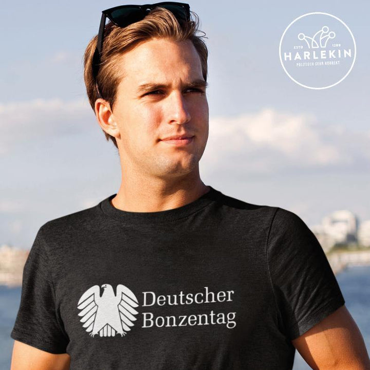 ADBUSTING & GUERILLA ORGANIC SHIRT BUBEN • DEUTSCHER BONZENTAG - DUNKEL-HARLEKINSHOP