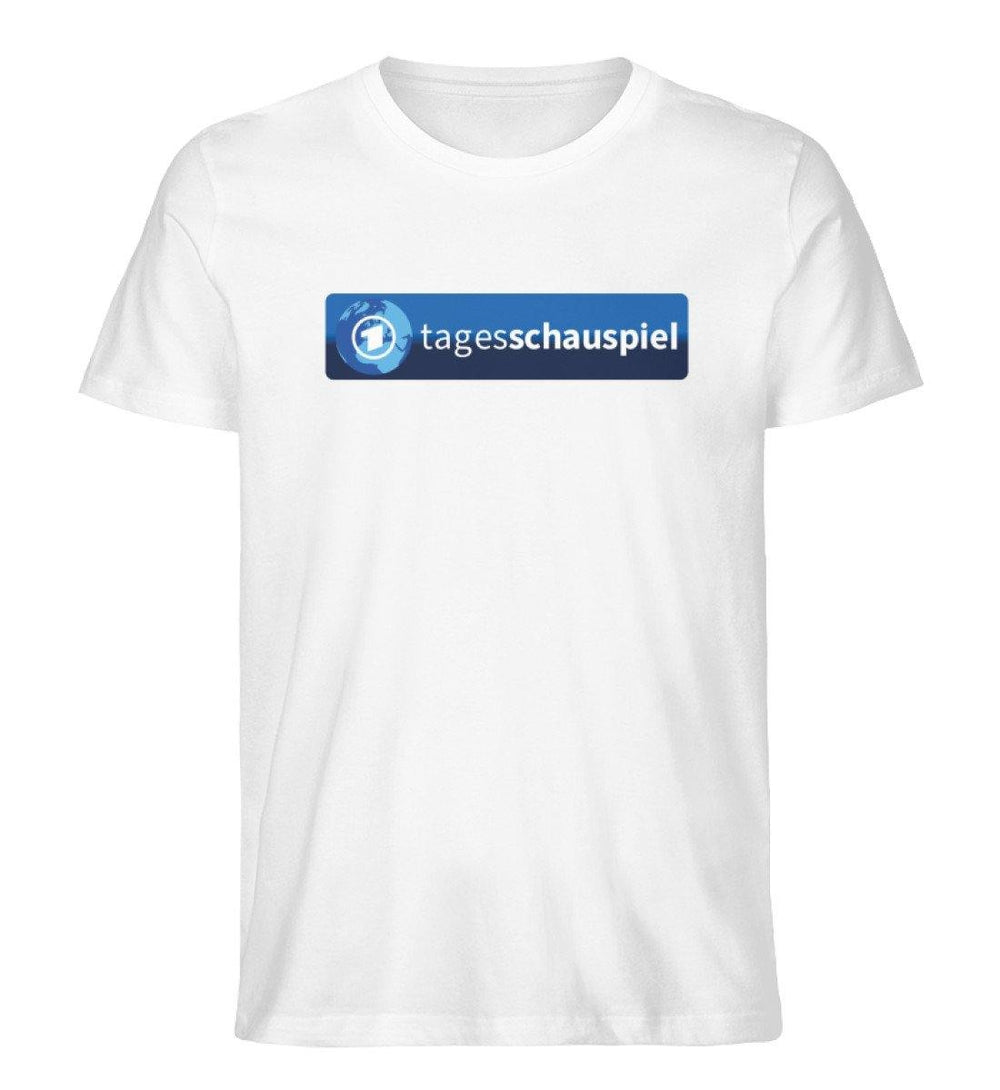 ADBUSTING & GUERILLA ORGANIC SHIRT BUBEN • TAGESSCHAUSPIEL LOGO-HARLEKINSHOP