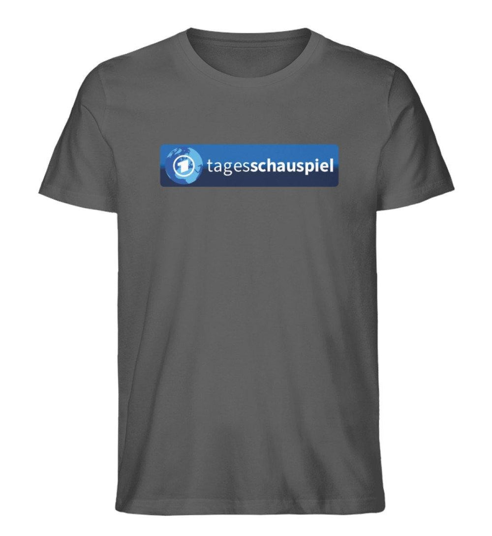 ADBUSTING & GUERILLA ORGANIC SHIRT BUBEN • TAGESSCHAUSPIEL LOGO-HARLEKINSHOP