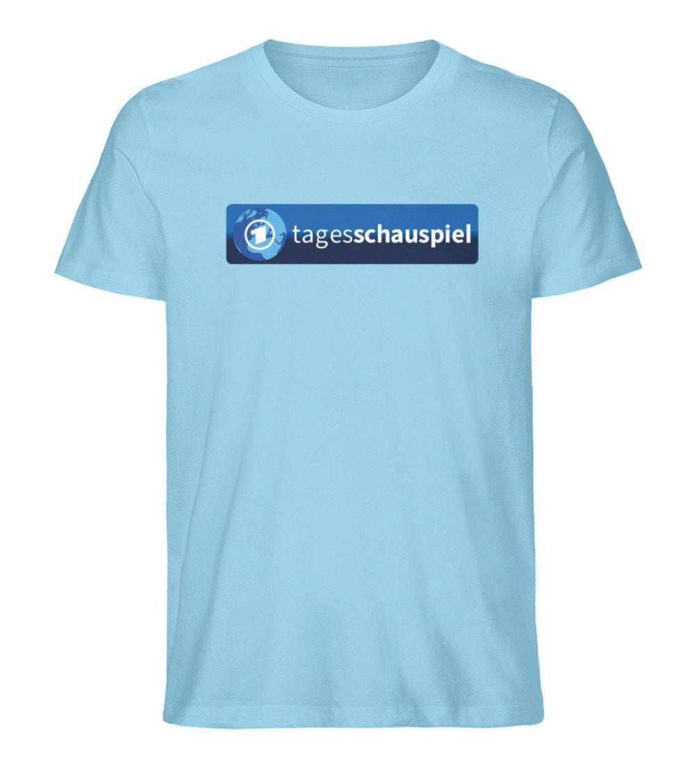 ADBUSTING & GUERILLA ORGANIC SHIRT BUBEN • TAGESSCHAUSPIEL LOGO-HARLEKINSHOP