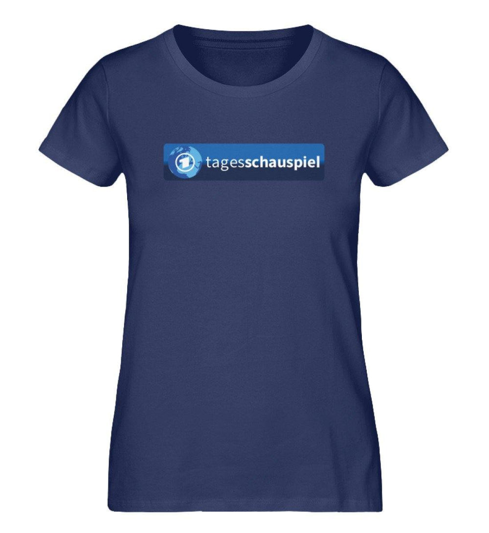 ADBUSTING & GUERILLA ORGANIC SHIRT MÄDELS • TAGESSCHAUSPIEL LOGO-HARLEKINSHOP