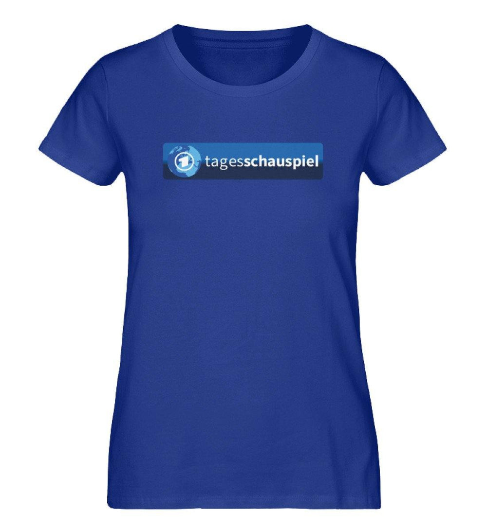 ADBUSTING & GUERILLA ORGANIC SHIRT MÄDELS • TAGESSCHAUSPIEL LOGO-HARLEKINSHOP