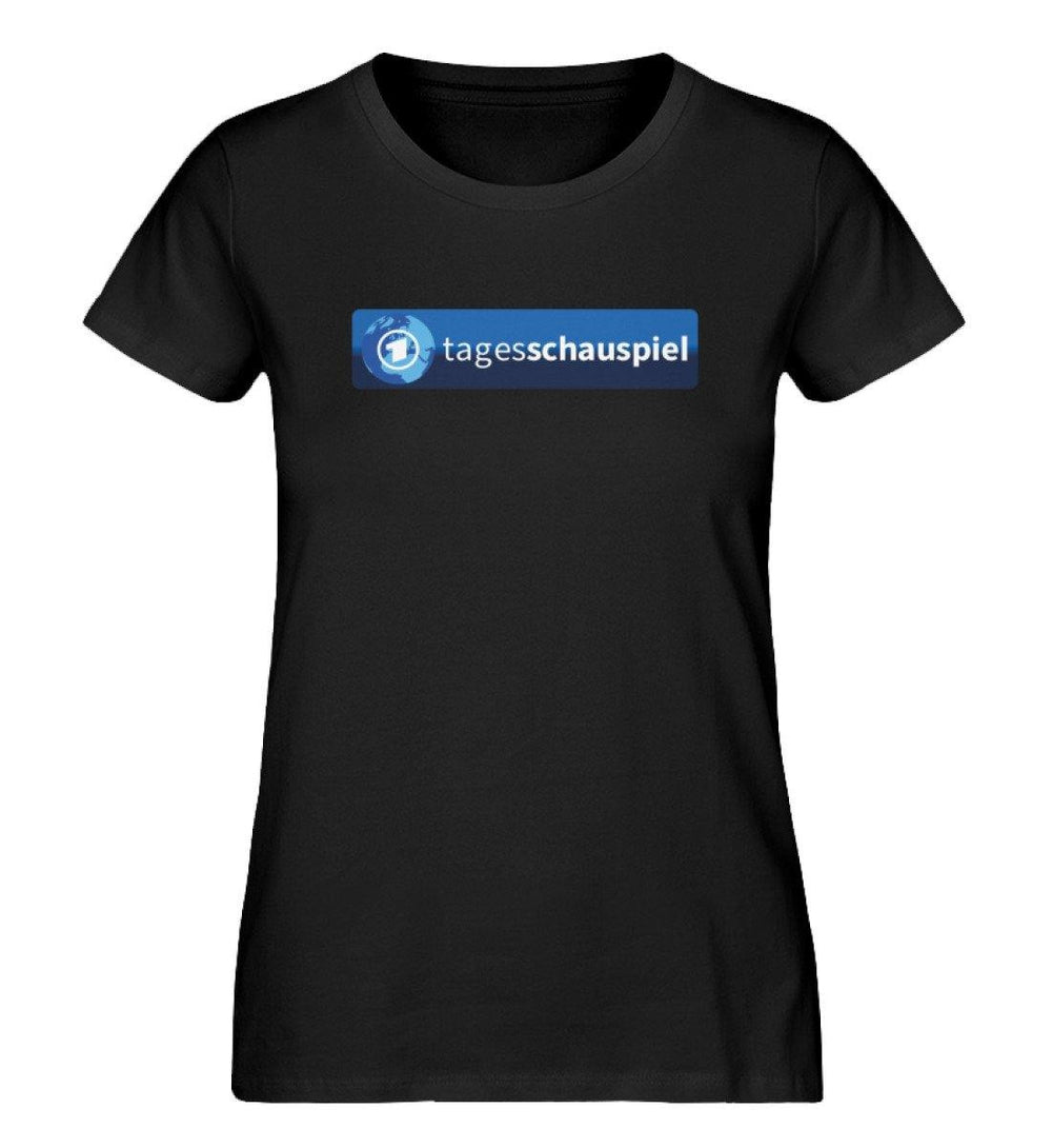 ADBUSTING & GUERILLA ORGANIC SHIRT MÄDELS • TAGESSCHAUSPIEL LOGO-HARLEKINSHOP