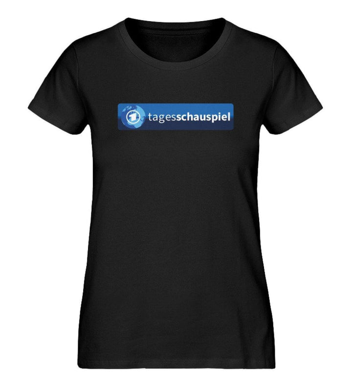 ADBUSTING & GUERILLA ORGANIC SHIRT MÄDELS • TAGESSCHAUSPIEL LOGO-HARLEKINSHOP