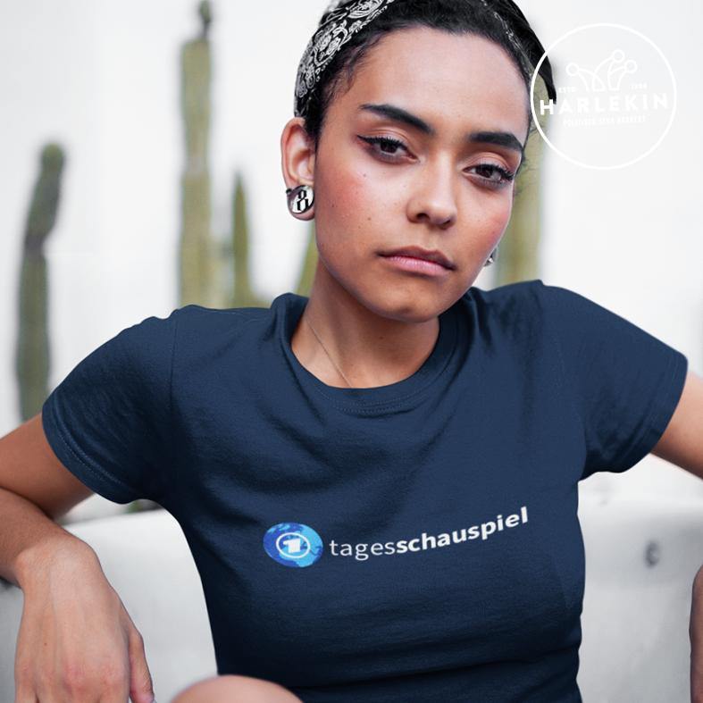 ADBUSTING & GUERILLA ORGANIC SHIRT MÄDELS • TAGESSCHAUSPIEL-HARLEKINSHOP