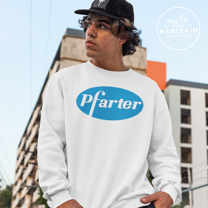 ADBUSTING & GUERILLA ORGANIC SWEATER BUBEN • PFIZER PFARTER-HARLEKINSHOP