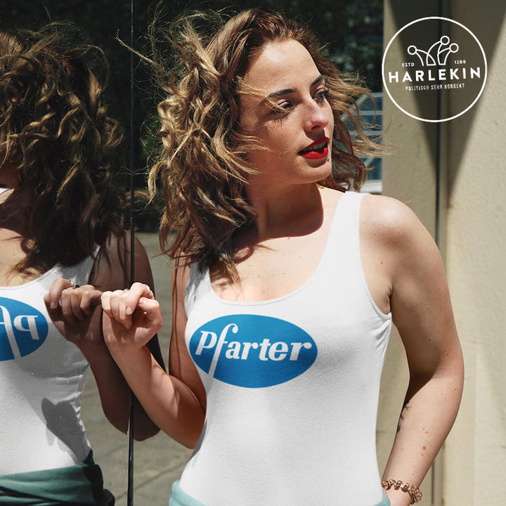 ADBUSTING & GUERILLA ORGANIC TANK TOP MÄDELS • PFIZER PFARTER-HARLEKINSHOP