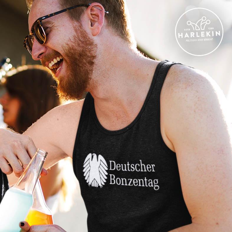 ADBUSTING & GUERILLA TANK TOP BUBEN • DEUTSCHER BONZENTAG - DUNKEL-HARLEKINSHOP