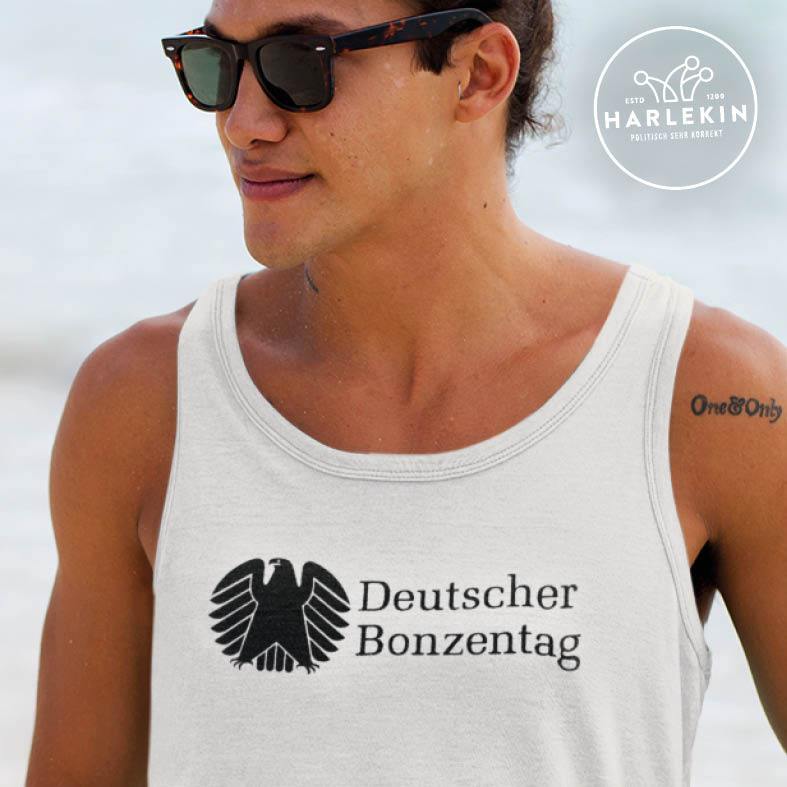 ADBUSTING & GUERILLA TANK TOP BUBEN • DEUTSCHER BONZENTAG - HELL-HARLEKINSHOP