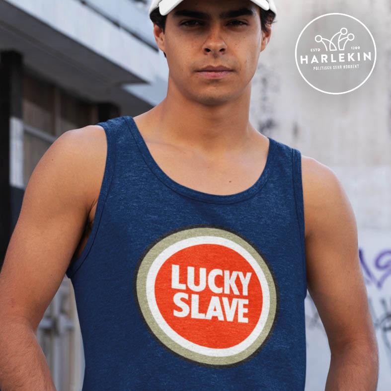 ADBUSTING & GUERILLA TANK TOP BUBEN • LUCKY SLAVE-HARLEKINSHOP
