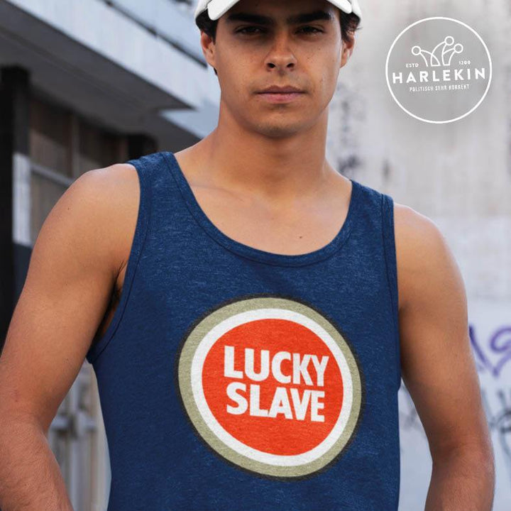 ADBUSTING & GUERILLA TANK TOP BUBEN • LUCKY SLAVE-HARLEKINSHOP