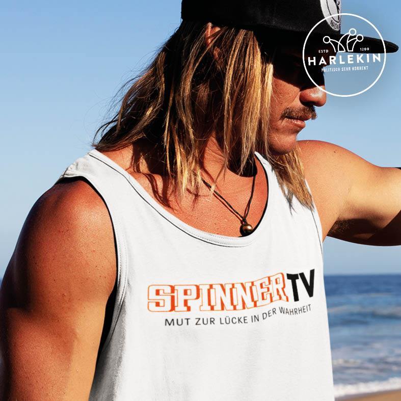 ADBUSTING & GUERILLA TANK TOP BUBEN • SPINNER TV - HELL-HARLEKINSHOP
