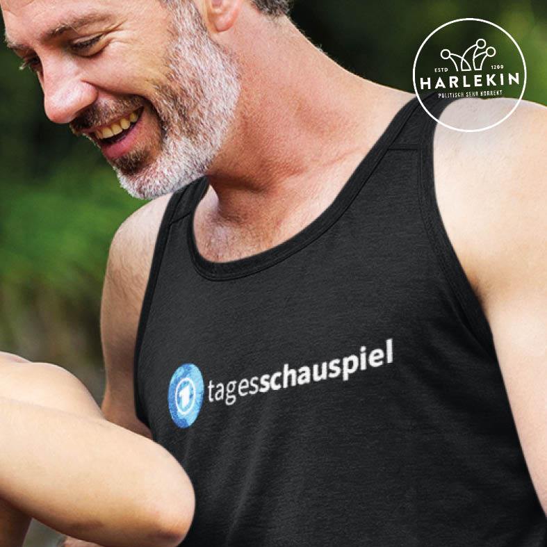 ADBUSTING & GUERILLA TANK TOP BUBEN • TAGESSCHAUSPIEL-HARLEKINSHOP