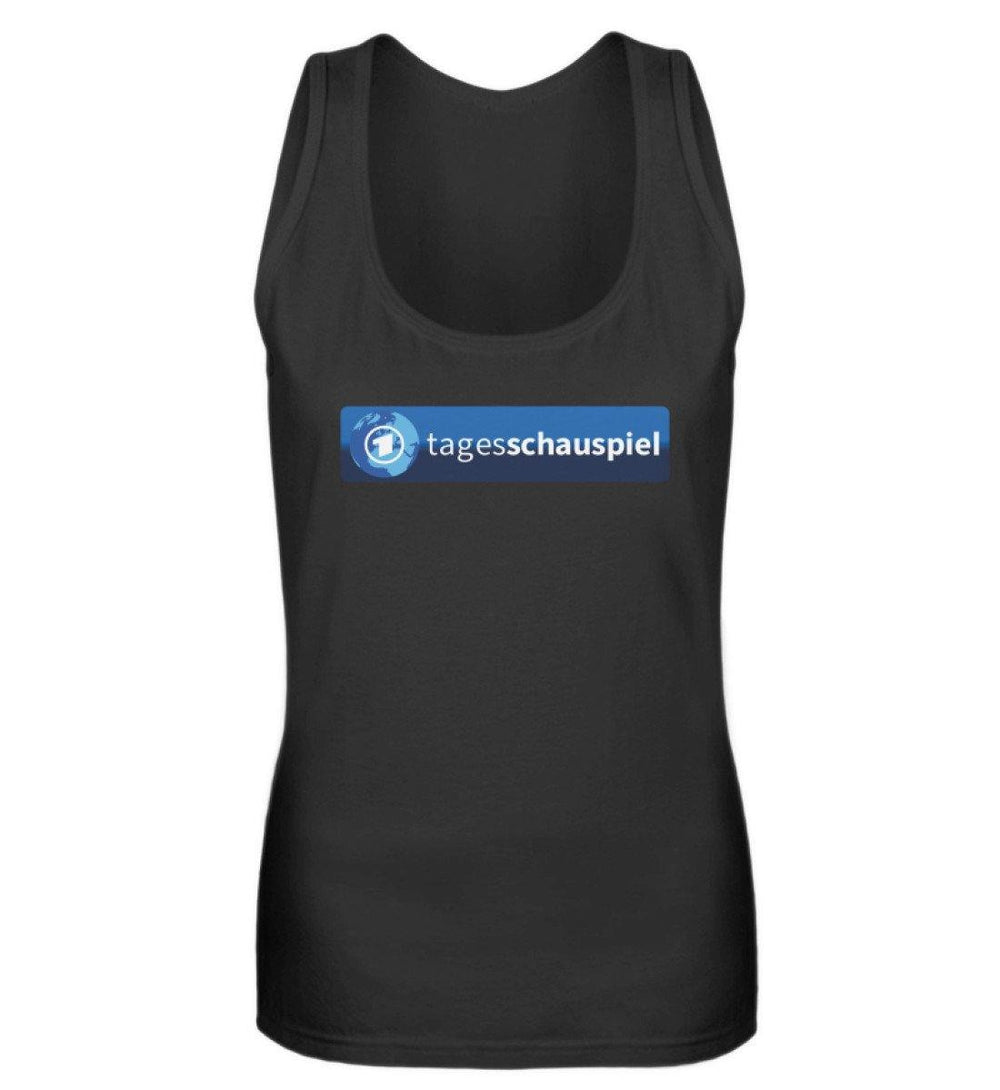 ADBUSTING & GUERILLA TANK TOP MÄDELS • TAGESSCHAUSPIEL LOGO-HARLEKINSHOP