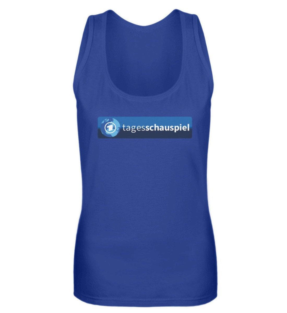 ADBUSTING & GUERILLA TANK TOP MÄDELS • TAGESSCHAUSPIEL LOGO-HARLEKINSHOP