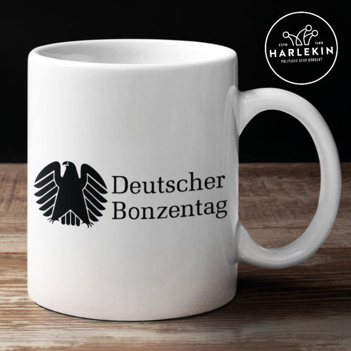 ADBUSTING & GUERILLA TASSE • DEUTSCHER BONZENTAG - HELL-HARLEKINSHOP