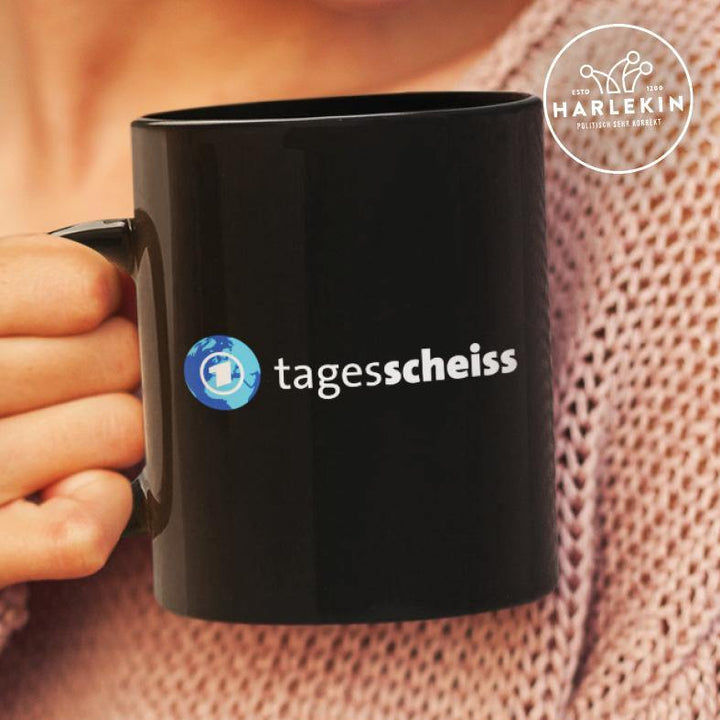 ADBUSTING & GUERILLA TASSE • TAGESSCHEISS-HARLEKINSHOP