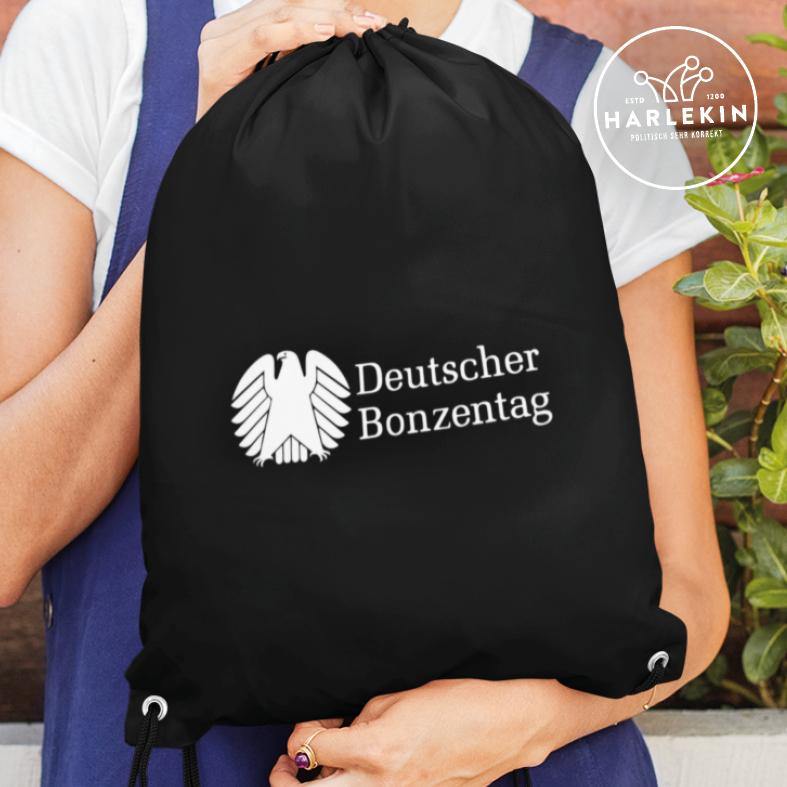 ADBUSTING & GUERILLA TURNBEUTEL • DEUTSCHER BONZENTAG - DUNKEL-HARLEKINSHOP