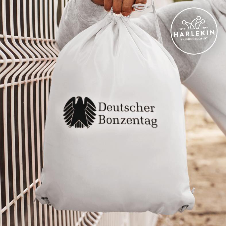 ADBUSTING & GUERILLA TURNBEUTEL • DEUTSCHER BONZENTAG - HELL-HARLEKINSHOP