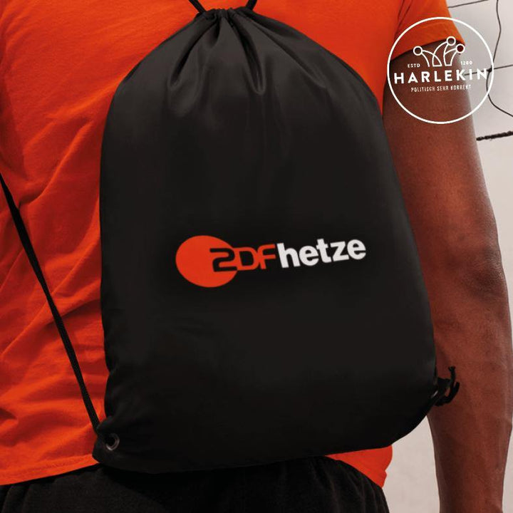 ADBUSTING & GUERILLA TURNBEUTEL • ZDF HETZE-HARLEKINSHOP