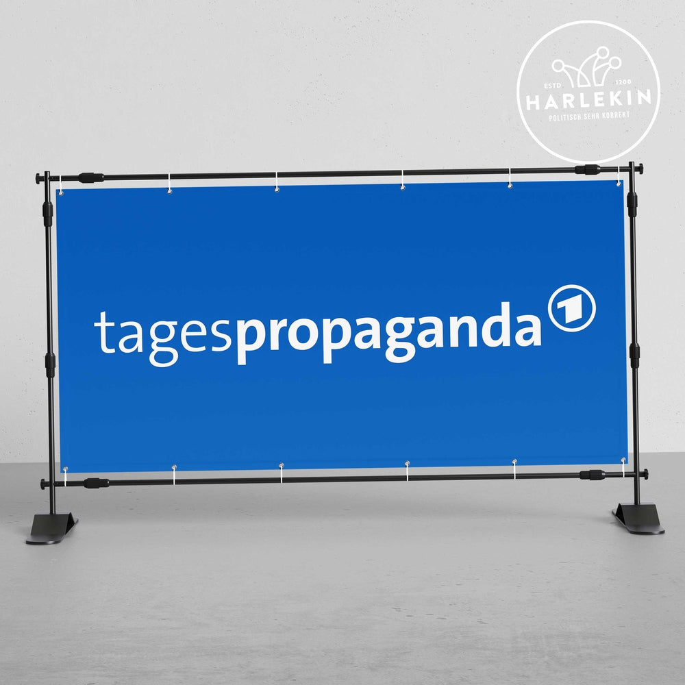 BANNER / PVC-PLANE 2m x 1m • TAGESPROPAGANDA-HARLEKINSHOP