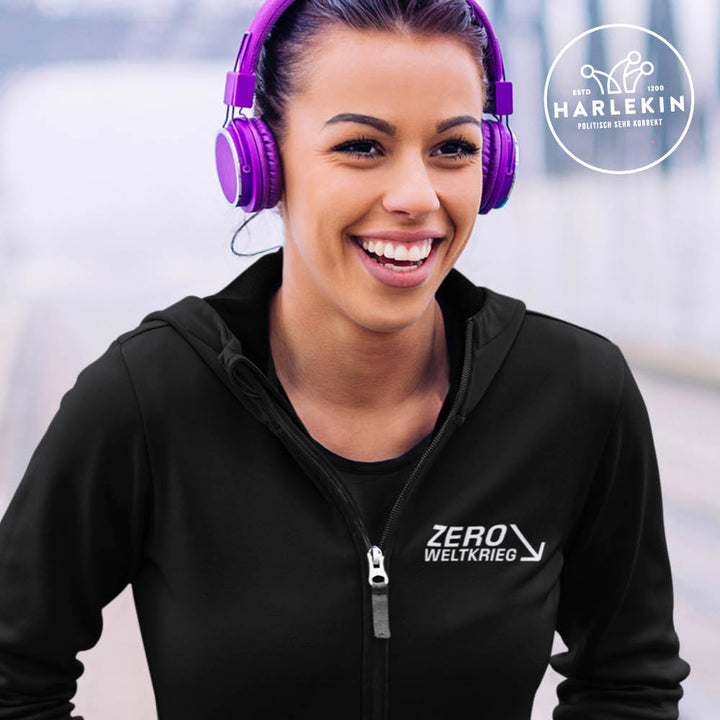 ZIPPER HOODIE MÄDELS / EDLER STICK • ZERO WELTKRIEG