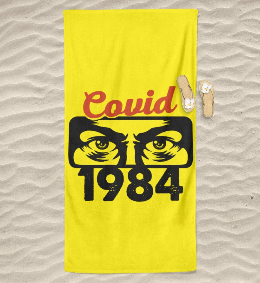 BEACH TOWEL / STRANDTUCH • COVID 1984-HARLEKINSHOP