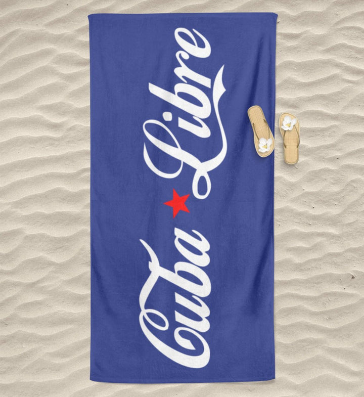 BEACH TOWEL / STRANDTUCH • CUBA LIBRE - HELL-HARLEKINSHOP