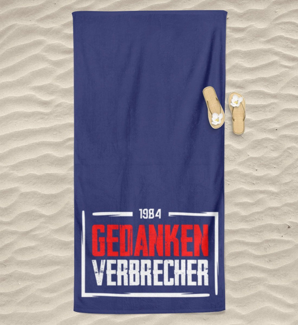 BEACH TOWEL / STRANDTUCH • GEDANKENVERBRECHER-HARLEKINSHOP