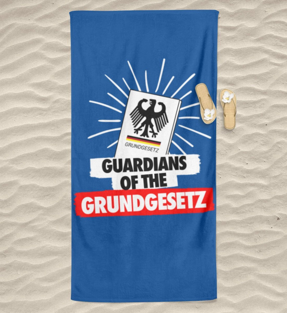 BEACH TOWEL / STRANDTUCH • GUARDIANS OF THE GRUNDGESETZ-HARLEKINSHOP