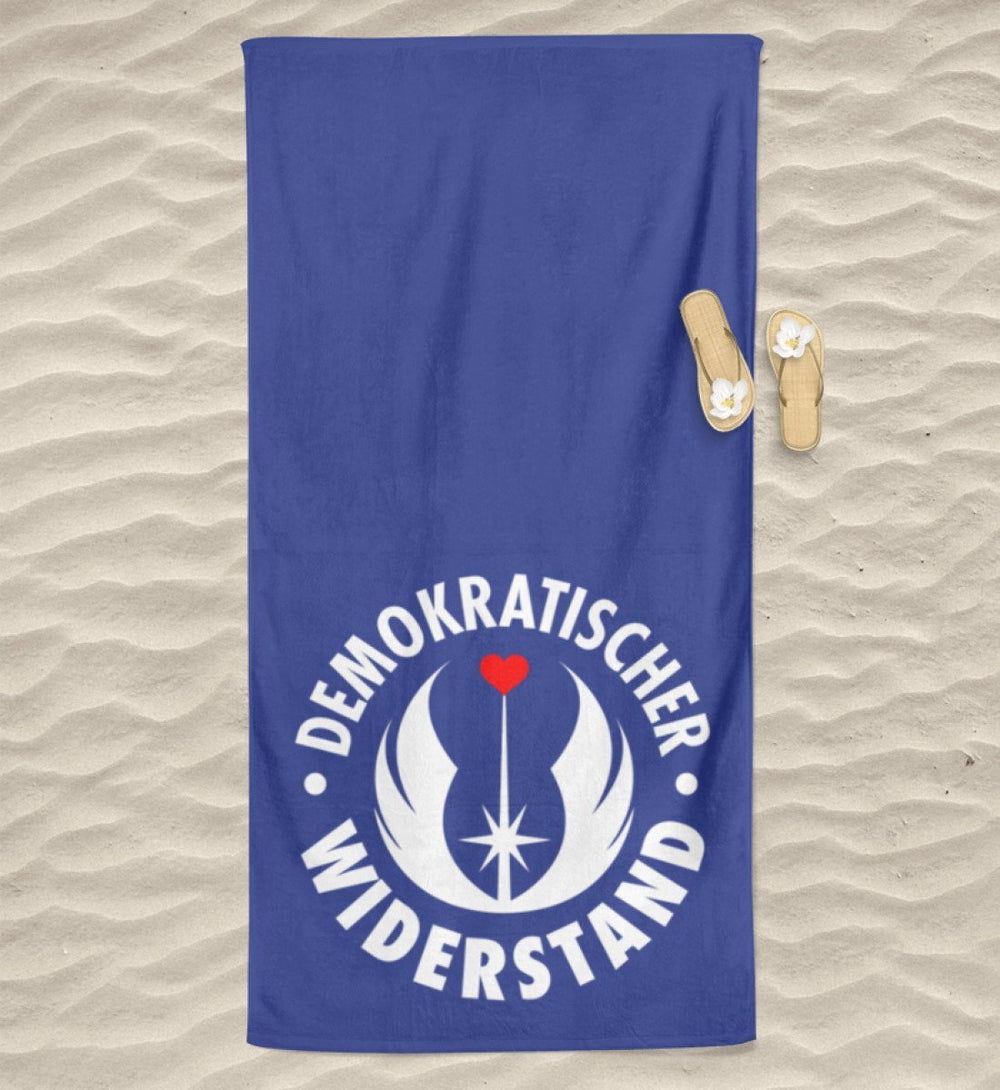 DEMOKR. WIDERSTAND BEACH TOWEL / STRANDTUCH • REBEL FLEET - HELL-HARLEKINSHOP