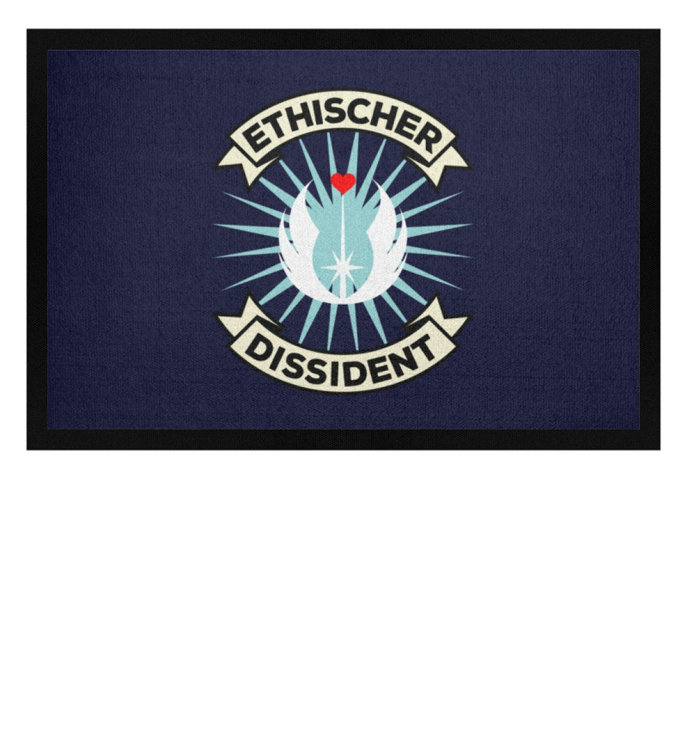 DEMOKR. WIDERSTAND FUSSMATTE • ETHISCHER DISSIDENT-HARLEKINSHOP