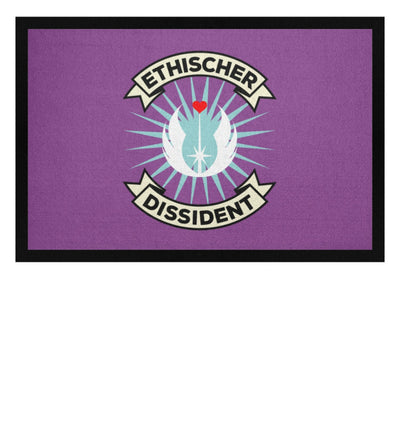 DEMOKR. WIDERSTAND FUSSMATTE • ETHISCHER DISSIDENT-HARLEKINSHOP