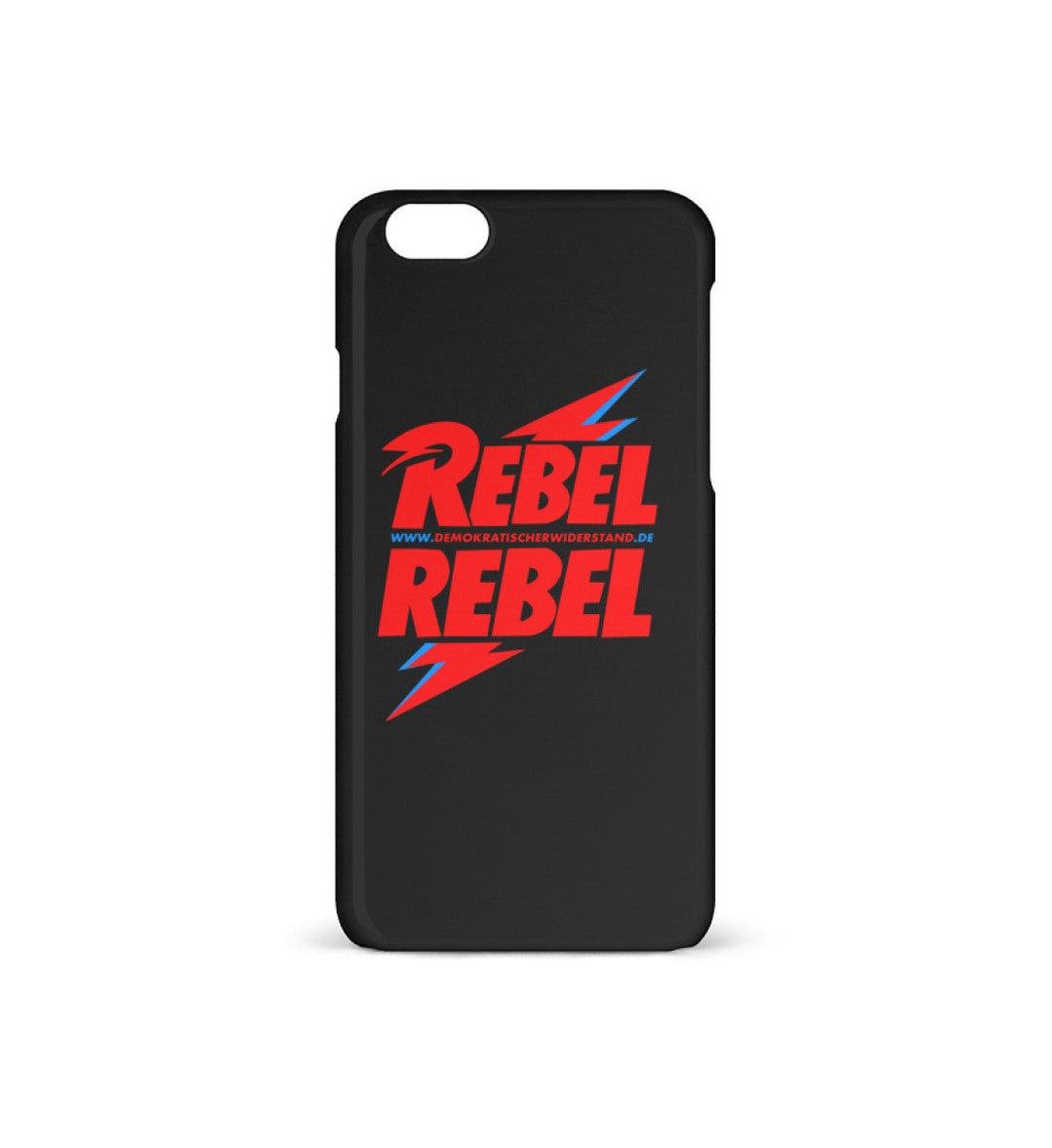 DEMOKR. WIDERSTAND HANDYHÜLLE, HANDY CASE IPHONE 6/6S • REBEL REBEL-HARLEKINSHOP
