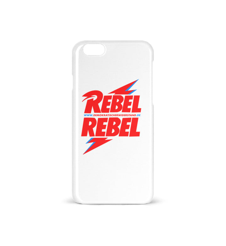 DEMOKR. WIDERSTAND HANDYHÜLLE, HANDY CASE IPHONE 6/6S • REBEL REBEL-HARLEKINSHOP