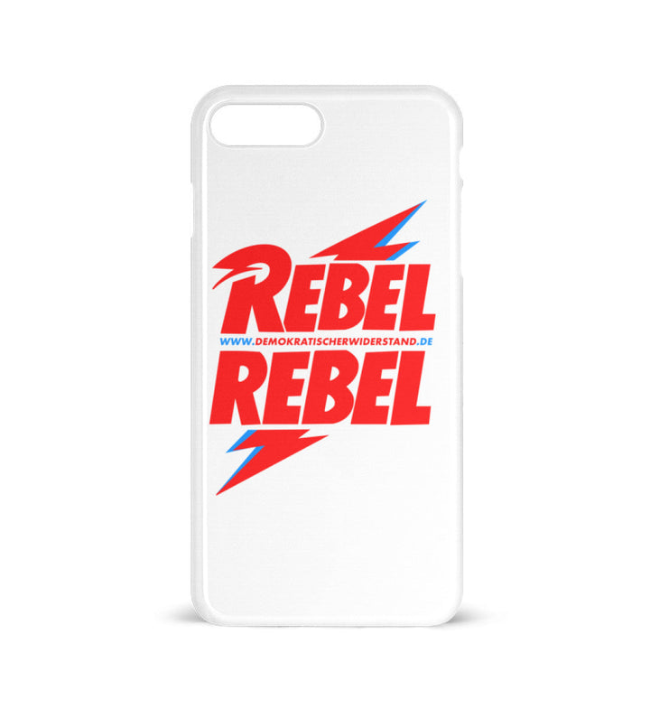 DEMOKR. WIDERSTAND HANDYHÜLLE, HANDY CASE IPHONE 7PLUS/8PLUS • REBEL REBEL-HARLEKINSHOP